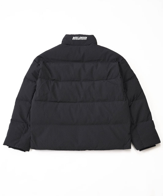BOY JACQUARD CHIC DOWN JACKET BLACK【B244N2802502】