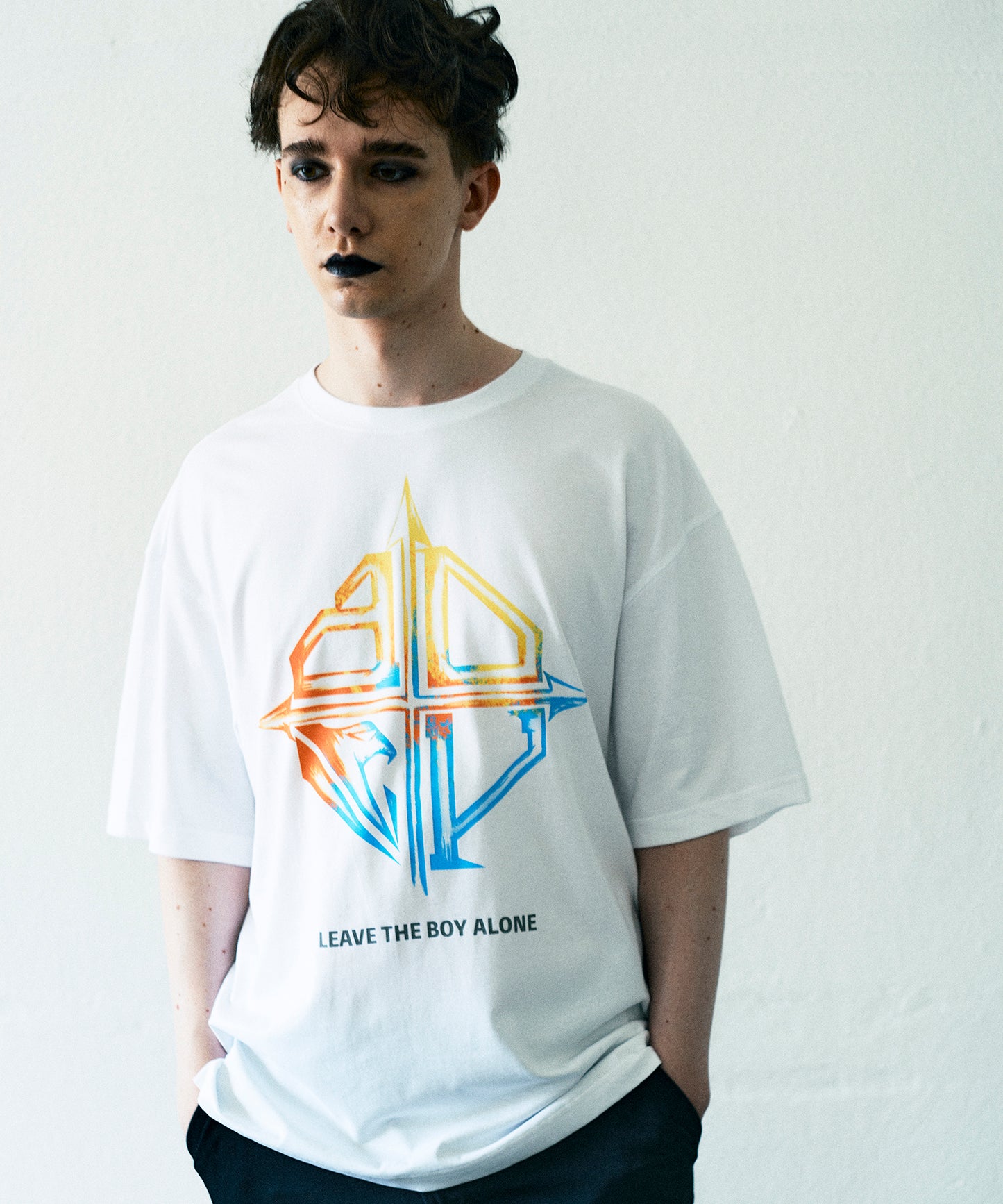 GRADATION BOY TEE WHITE【B231N0104601】