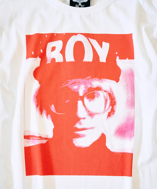 Andy Warhol TEE WHITE×RED【AFJ-ANDY001】