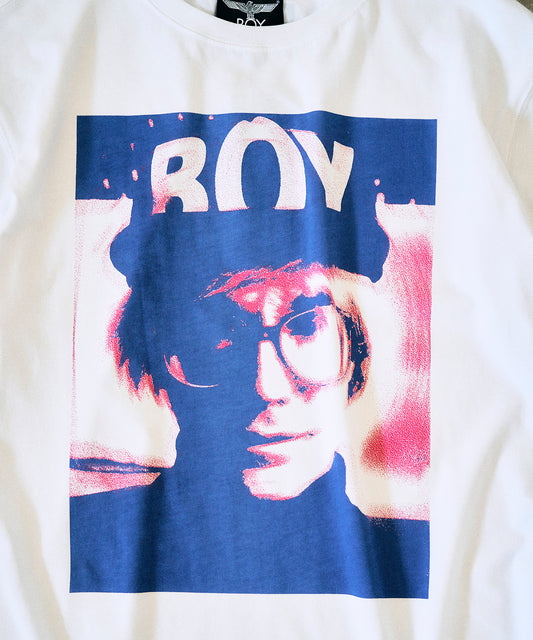 Andy Warhol TEE WHITE×BLUE【AFJ-ANDY003】