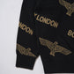 Gold LOGO Jacquard Knit Pullover BLACK【B233N6090102】