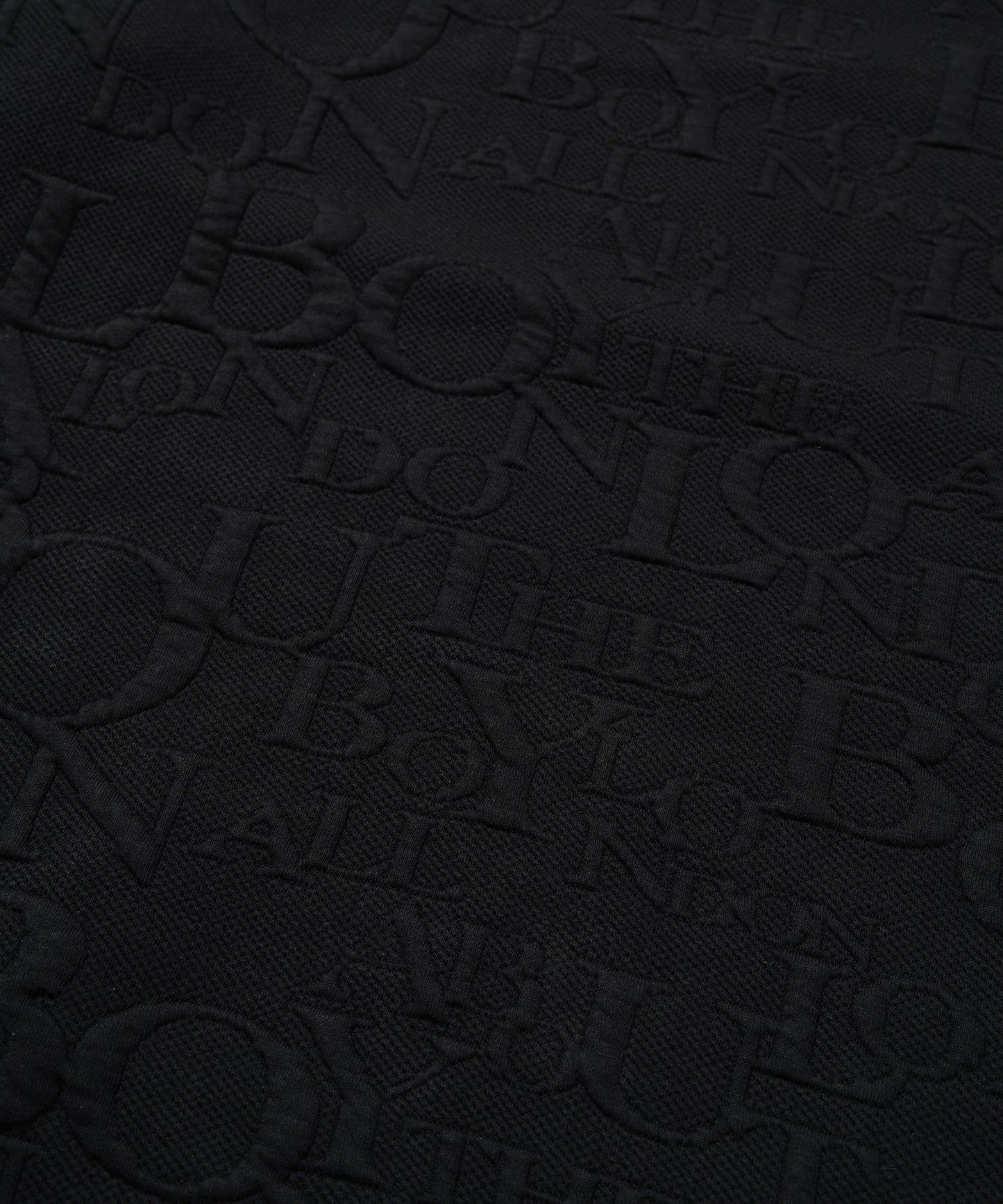BOY Random Monogram Jacquard Sweat BLACK【B233N0302902】