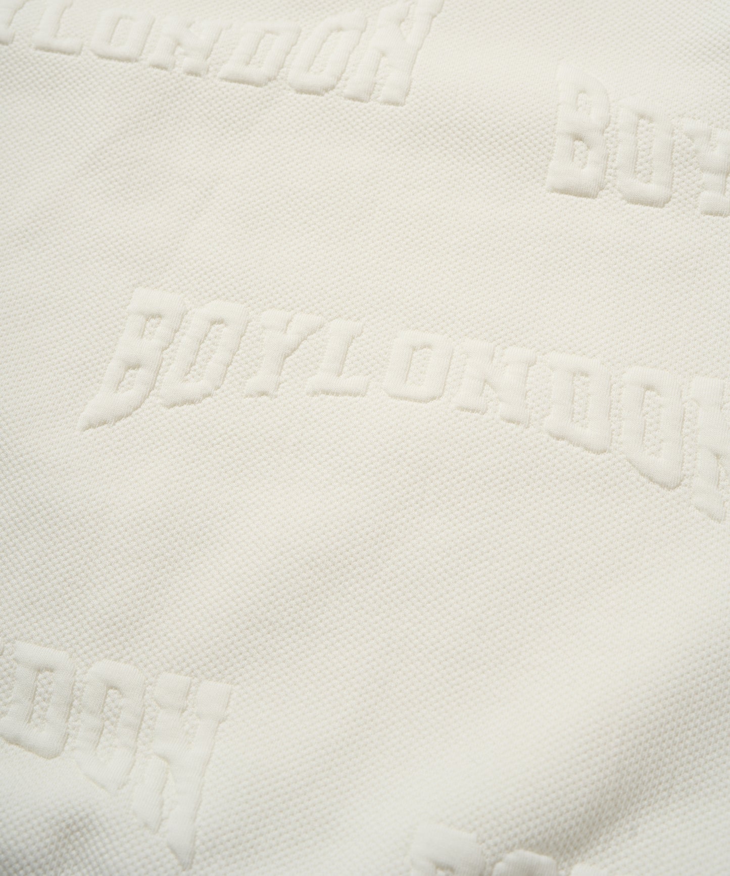 BOY LOGO Jacquard Knit Pullover WHITE【B233N0302031】