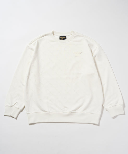 BOY Flocky Crew Sweat WHITE【B233N0301031】