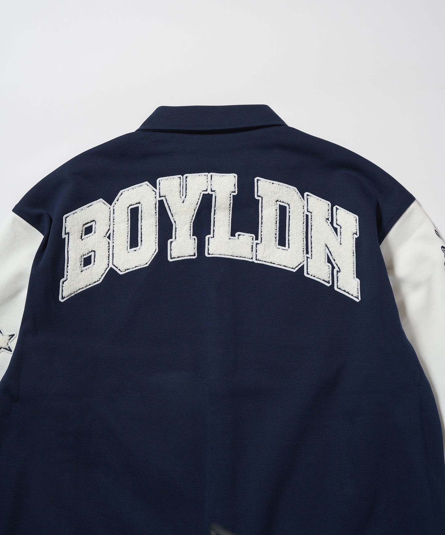 1976 BOY KNIT STADIUM JUMPER NAVY【B233N1200316】