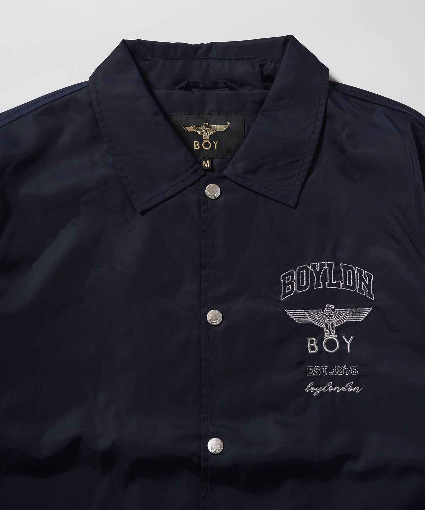 BOY Embroidery Simple Coach Jacket NAVY【B233N2302006】