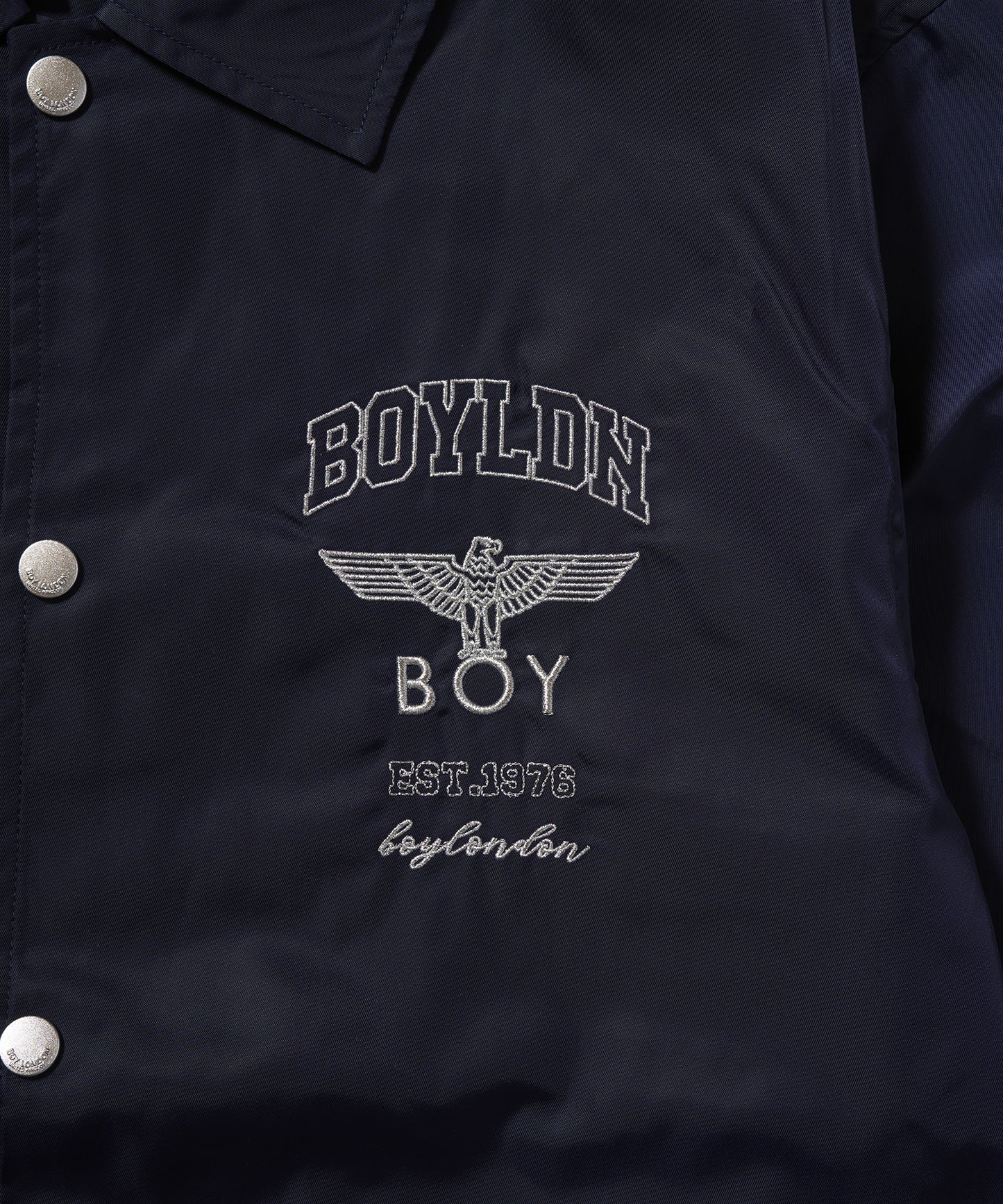 BOY Embroidery Simple Coach Jacket NAVY【B233N2302006】