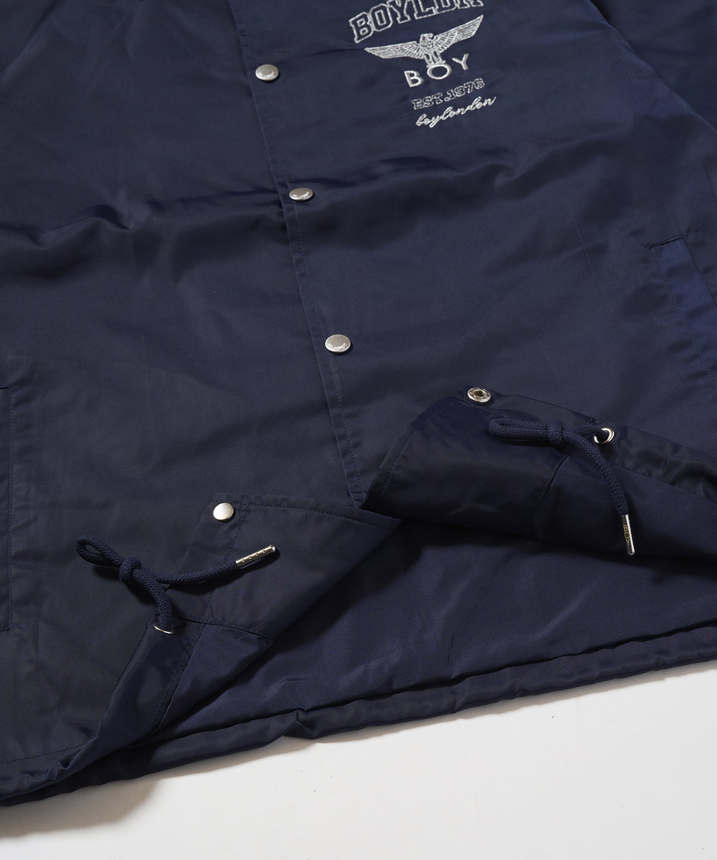 BOY Embroidery Simple Coach Jacket NAVY【B233N2302006】