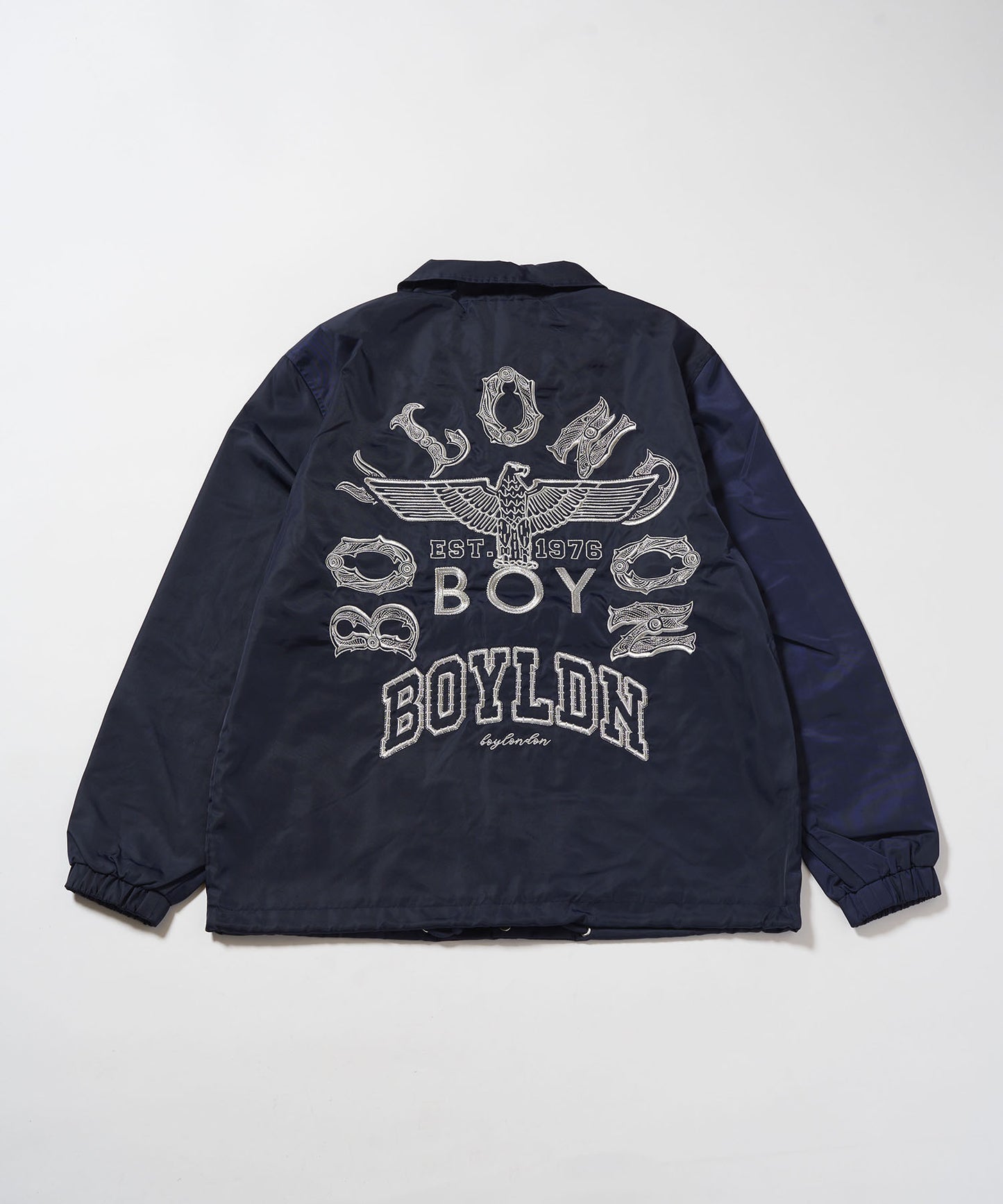 BOY Embroidery Simple Coach Jacket NAVY【B233N2302006】