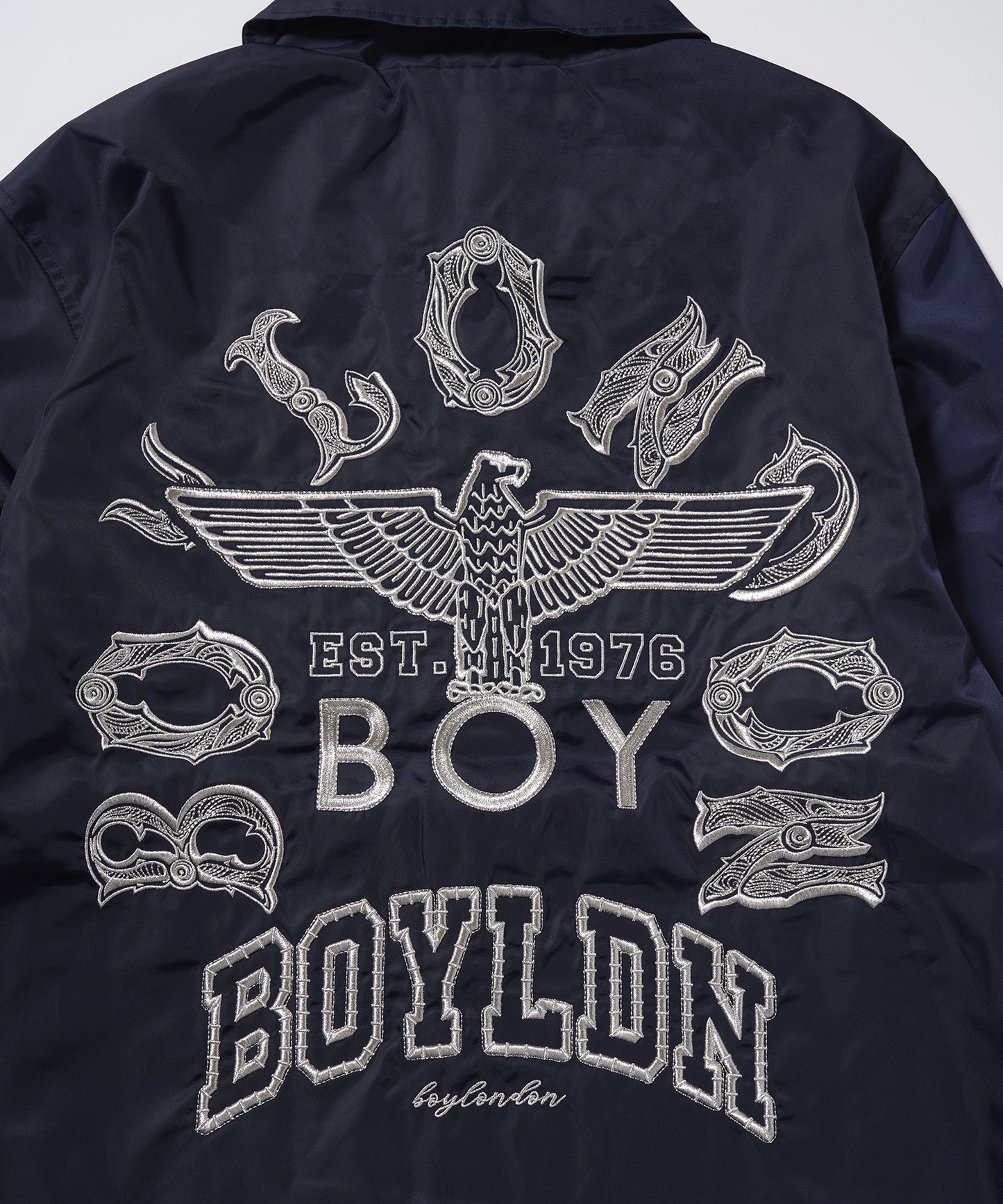 BOY Embroidery Simple Coach Jacket NAVY【B233N2302006】