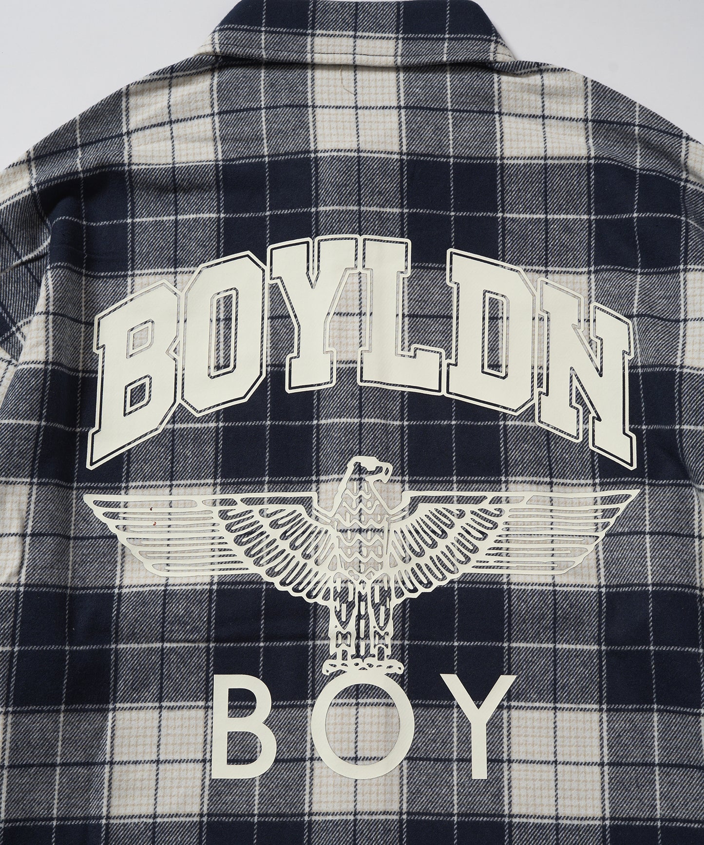 BOYLDN Check Flannel Shirt BLUE【B233N2100606】