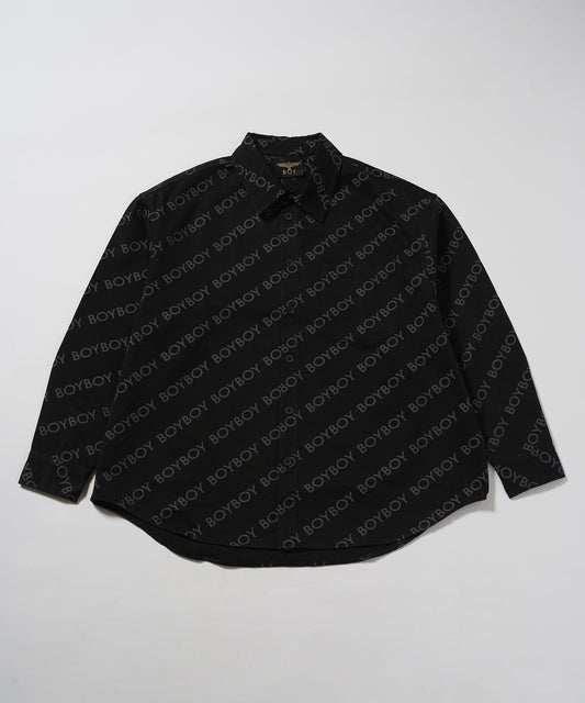 BOYBOY COTTON  BIG Shirt BLACK【B233N2100802】