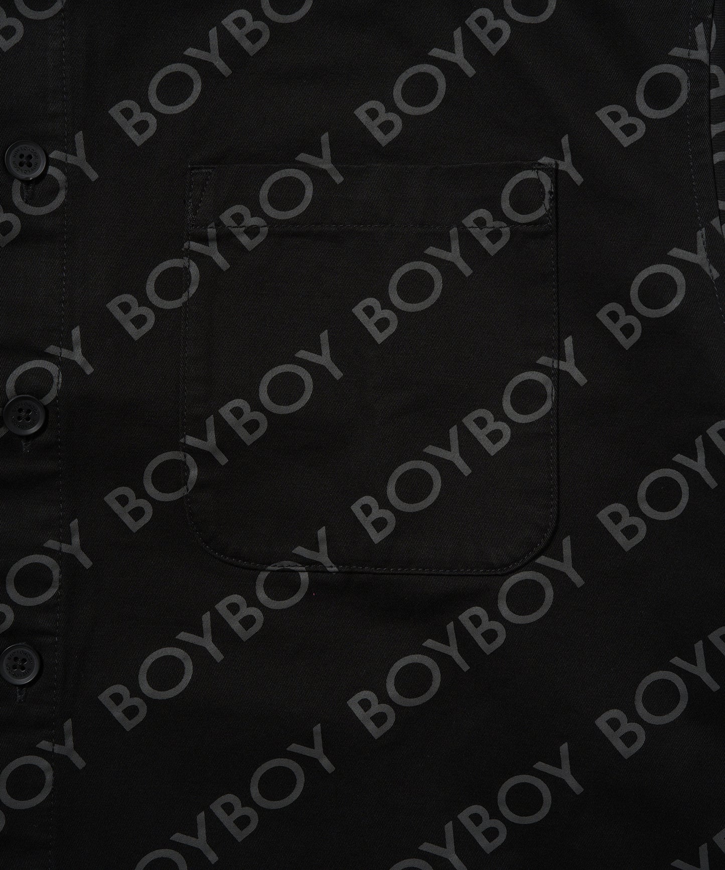 BOYBOY COTTON BIG Shirt BLACK【B233N2100802】