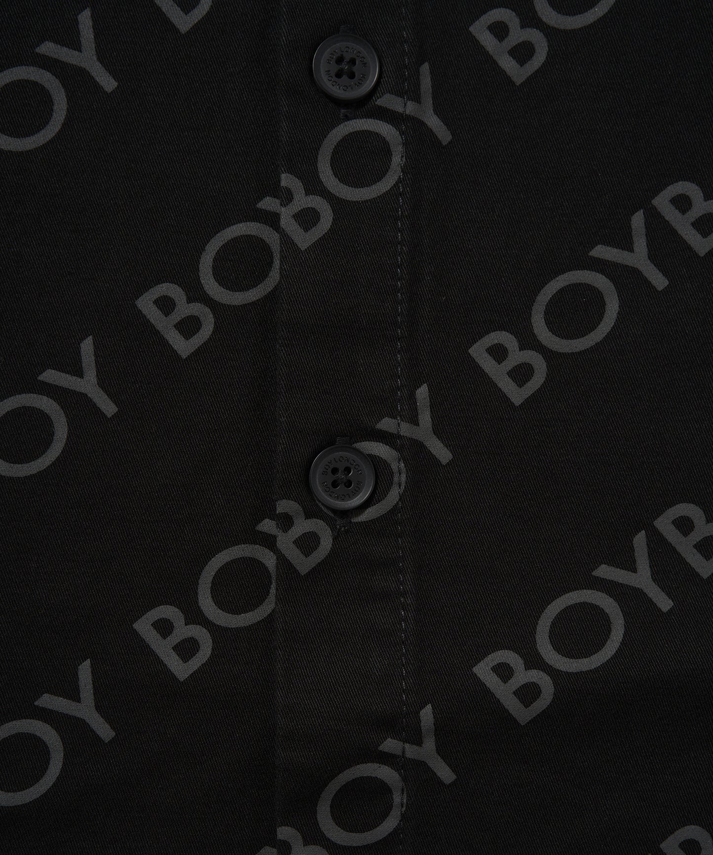 BOYBOY COTTON BIG Shirt BLACK【B233N2100802】
