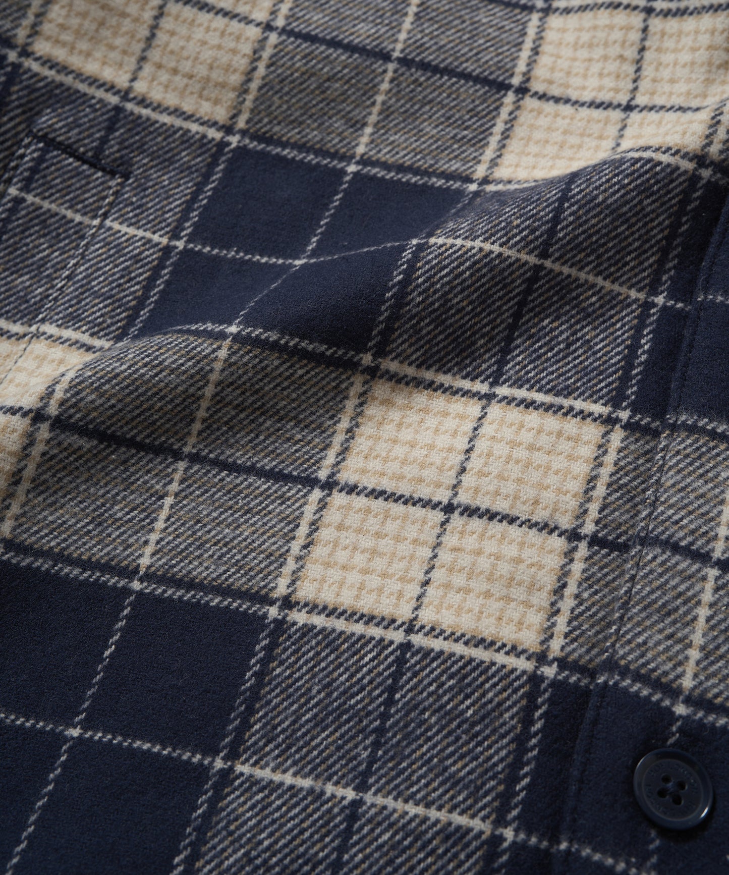 BOY LOGO Check Coveralls Shirt NAVY【B233N2302216】