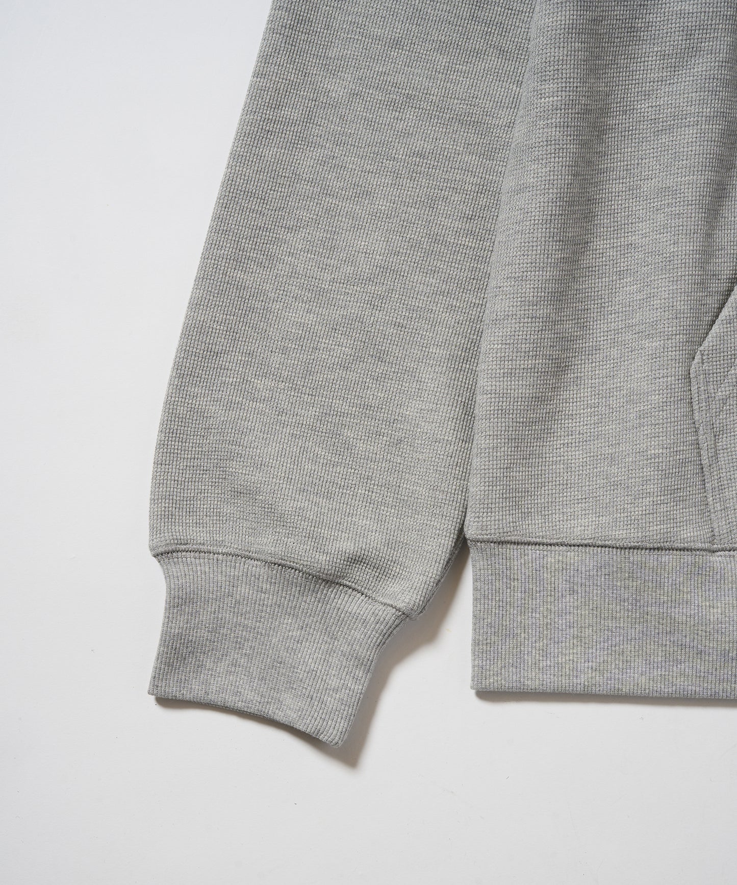 BOY KANOKO Fleece Full Zip Hoodie GRAY【B233N0600703】