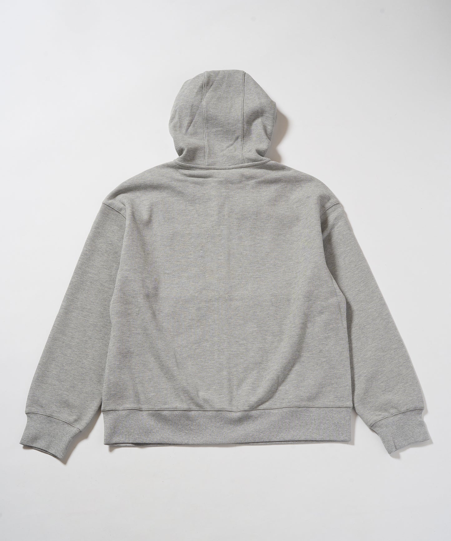 BOY KANOKO Fleece Full Zip Hoodie GRAY【B233N0600703】