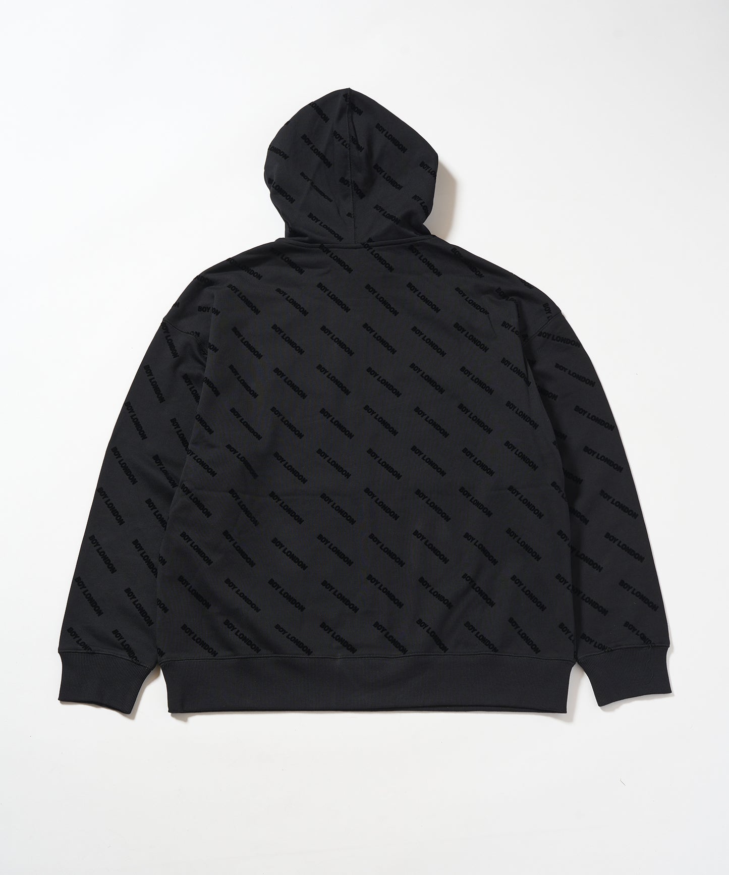 BOY Flocky Hoodie Parka BLACK【B233N0400502】