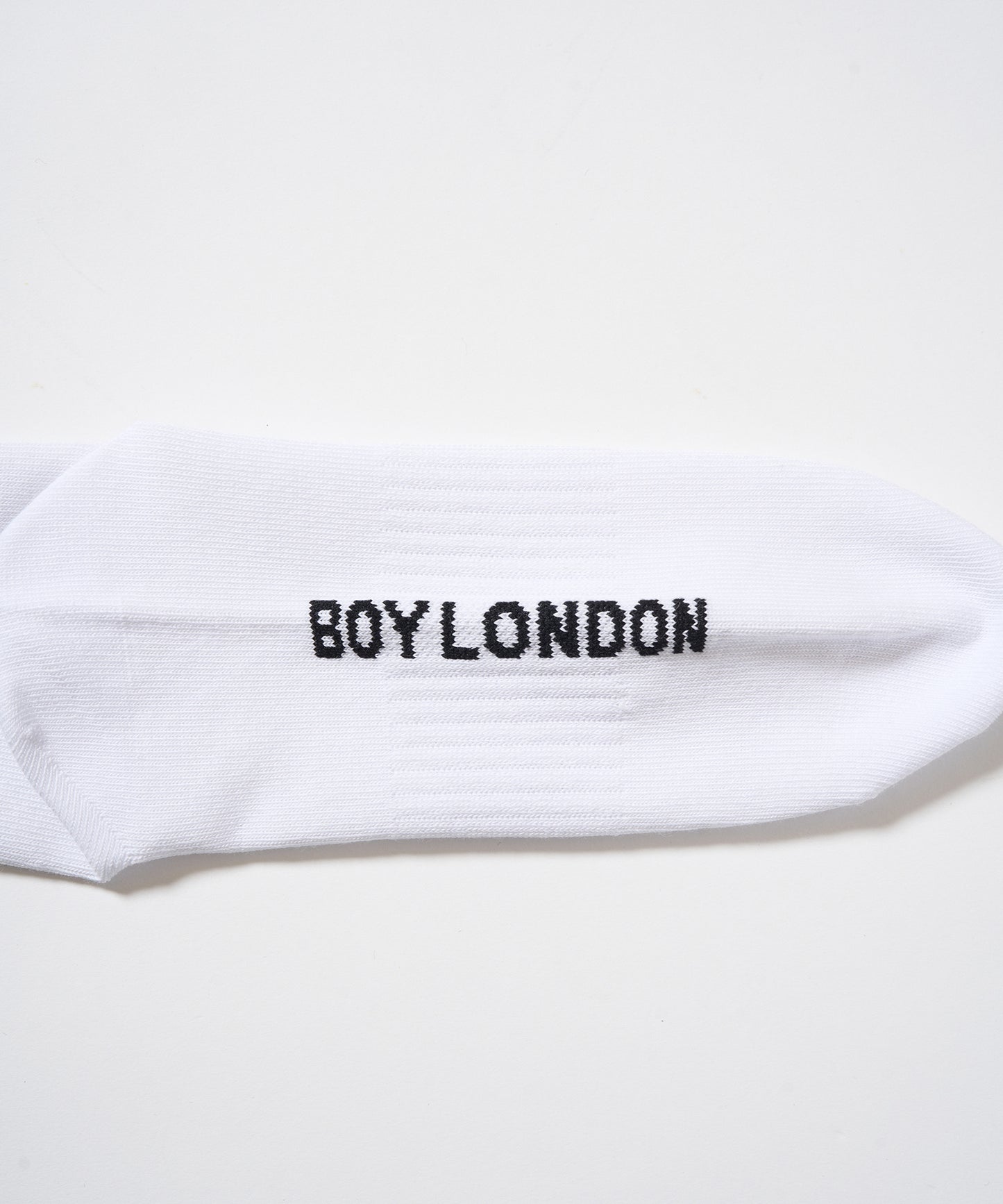 BOY LOGO REGULAR SOCKS WHITE【B233N8300201】
