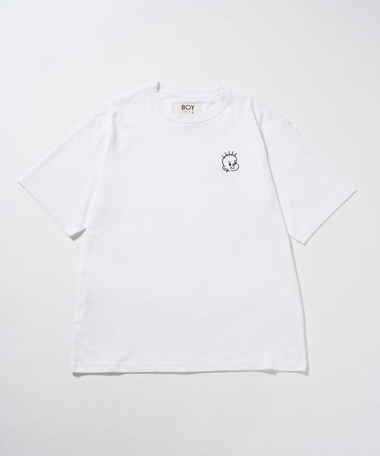SMILE BOY TEE WHITE【B233N0170401】