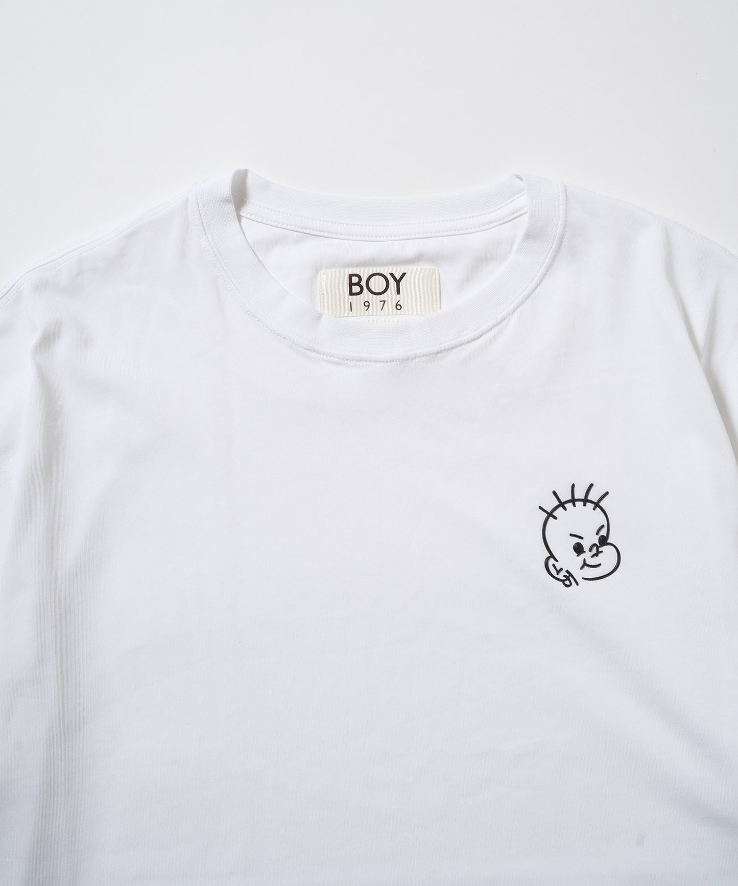 SMILE BOY TEE WHITE【B233N0170401】