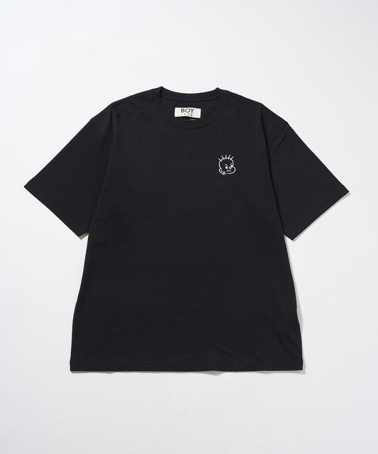 SMILE BOY TEE BLACK【B233N0170402】