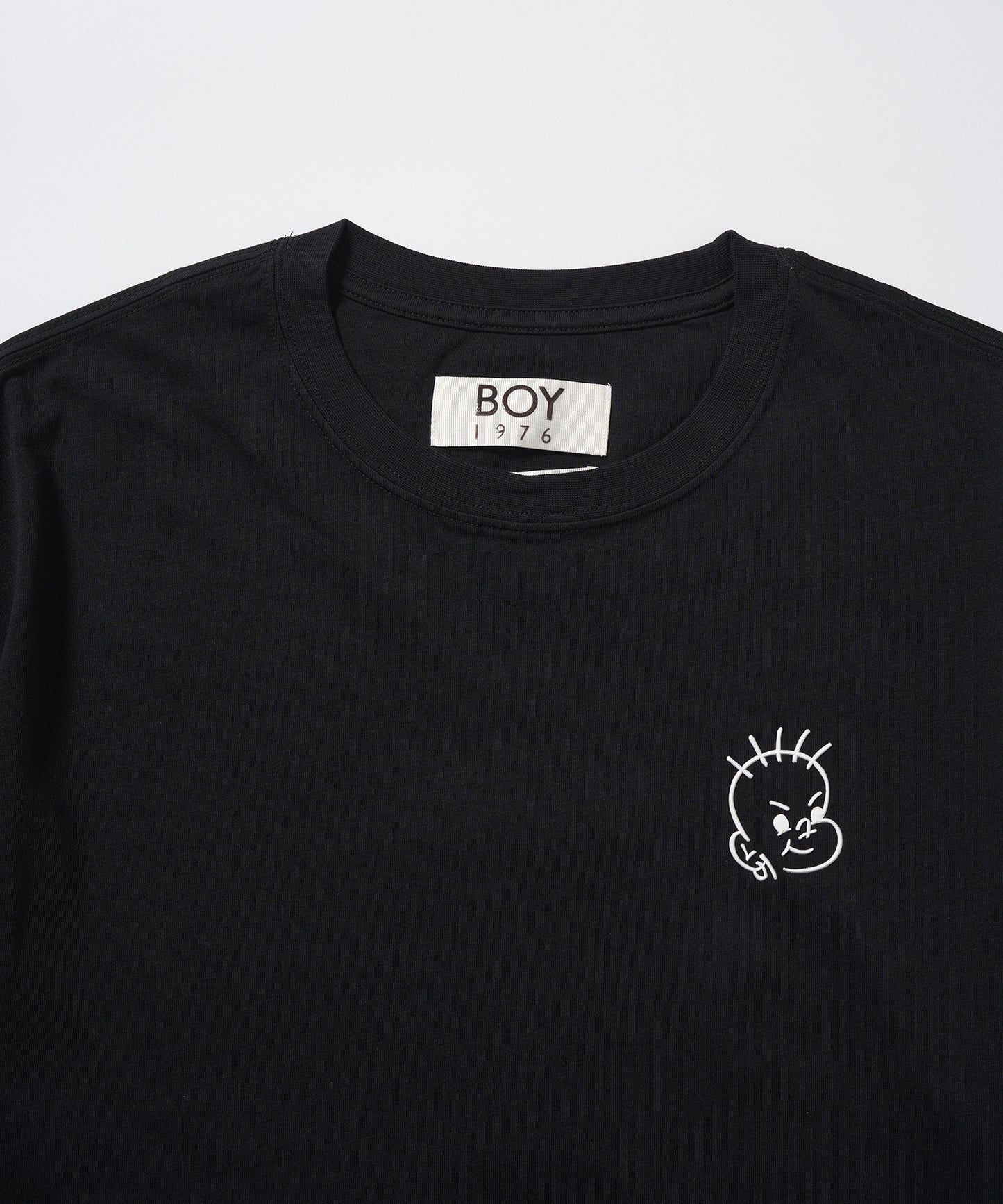 SMILE BOY TEE BLACK【B233N0170402】