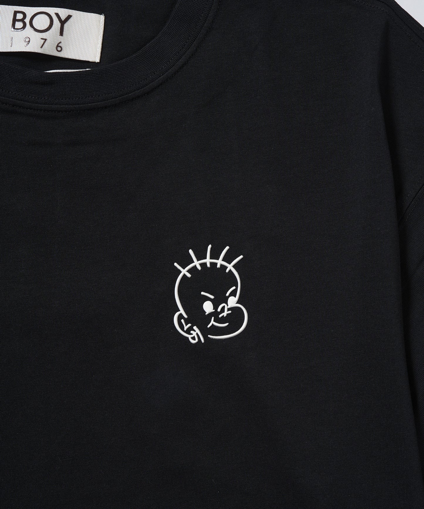 SMILE BOY TEE BLACK【B233N0170402】