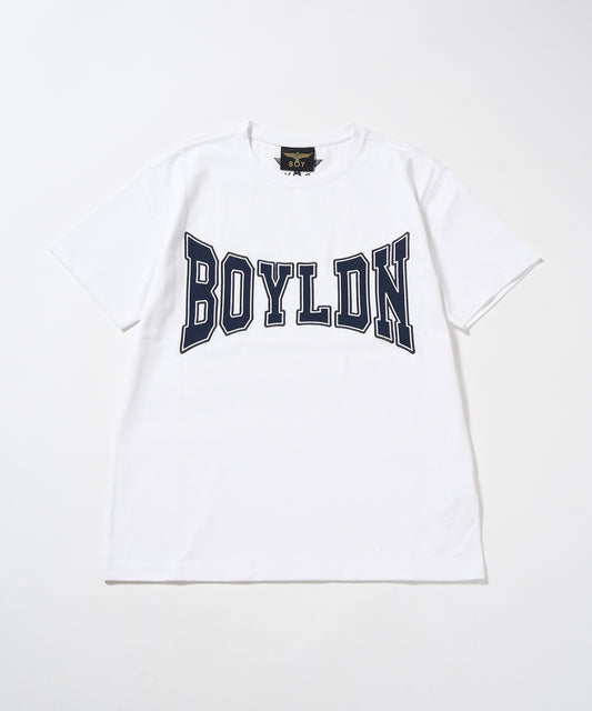 BOYLDN LOGO Patch Graphic TEE WHITE【B233N0102101】