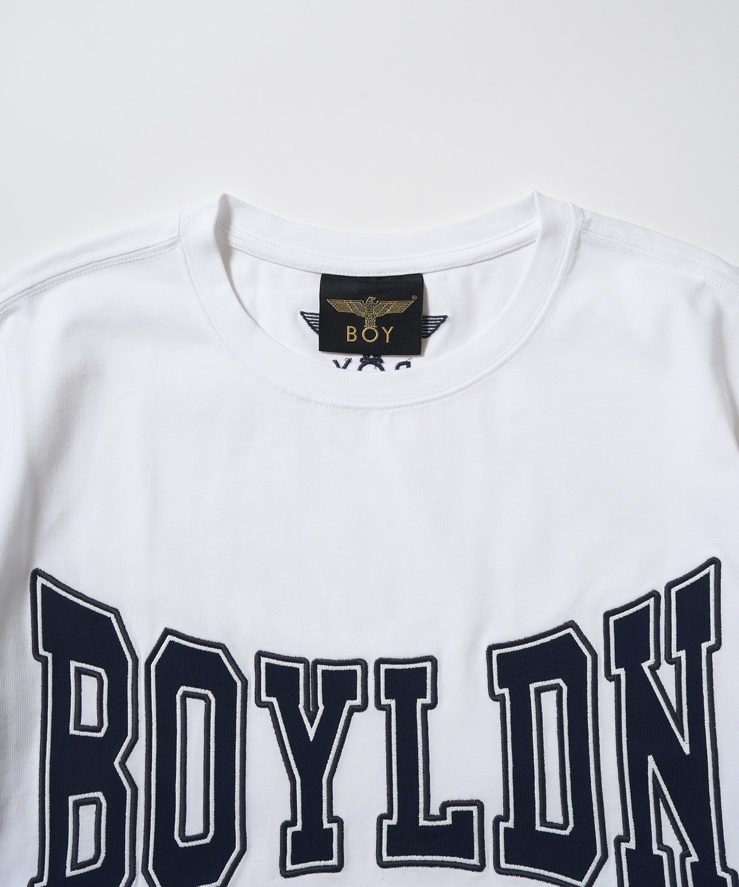 BOYLDN LOGO Patch Graphic TEE WHITE【B233N0102101】