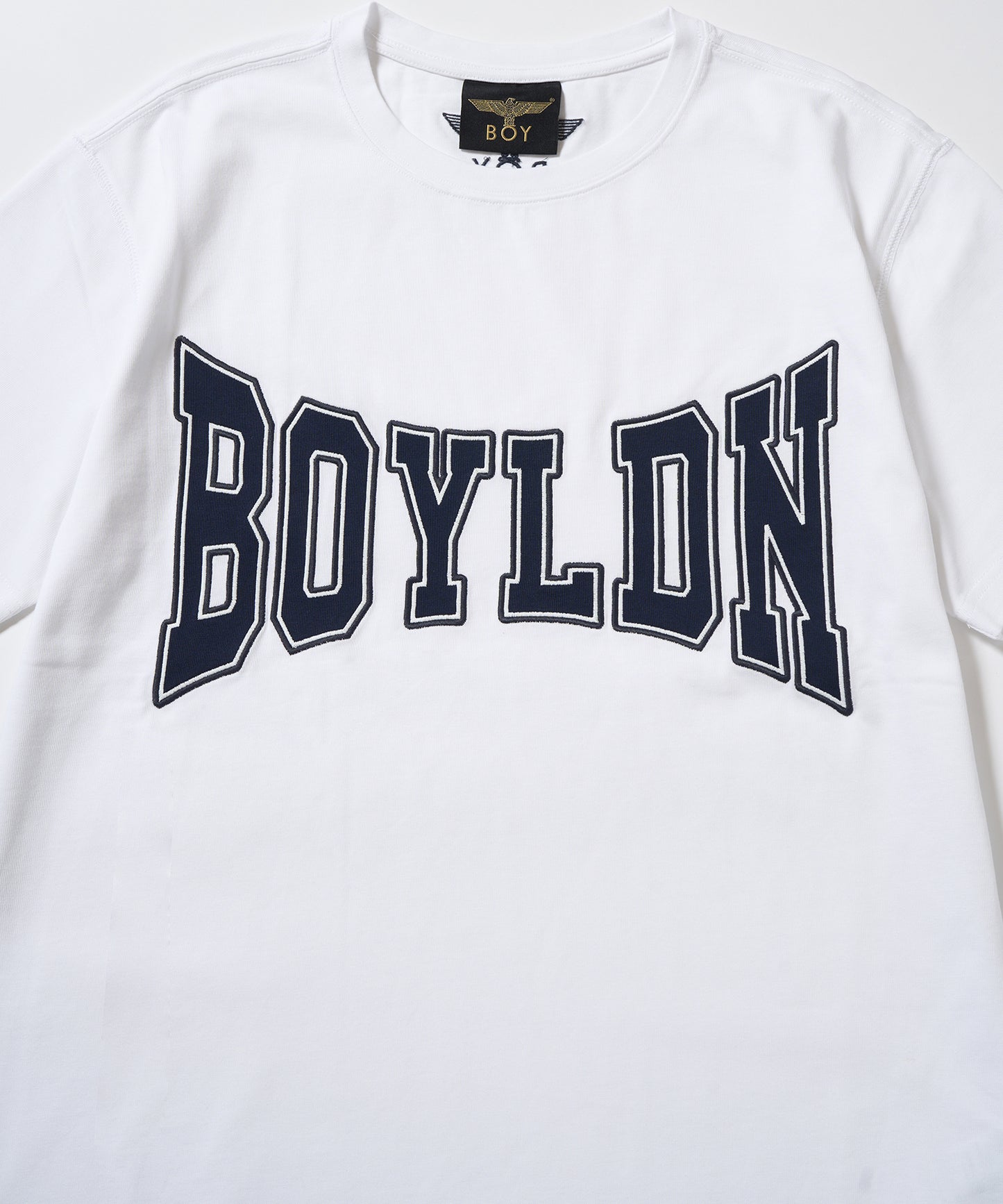 BOYLDN LOGO Patch Graphic TEE WHITE【B233N0102101】