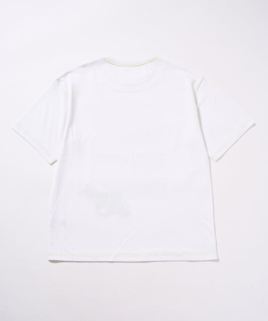 BOY Embroidery Photo Color Thread TEE WHITE【B233N0170601】