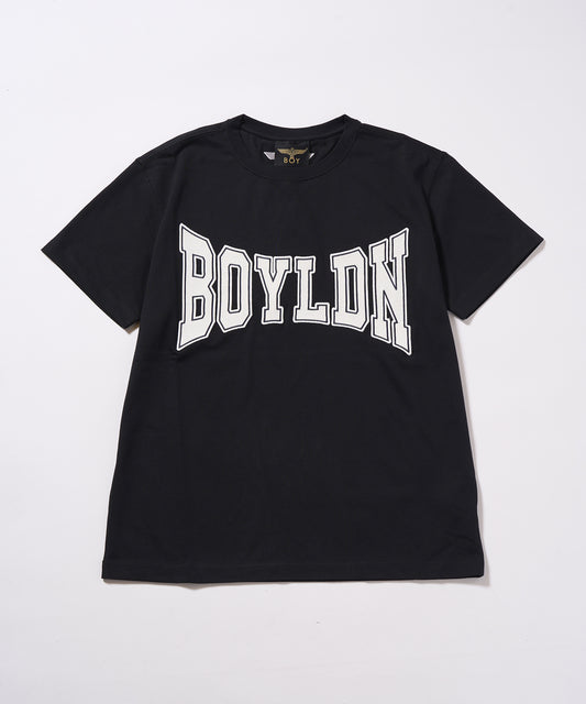 BOYLDN LOGO Patch TEE BLACK【B233N0102102】