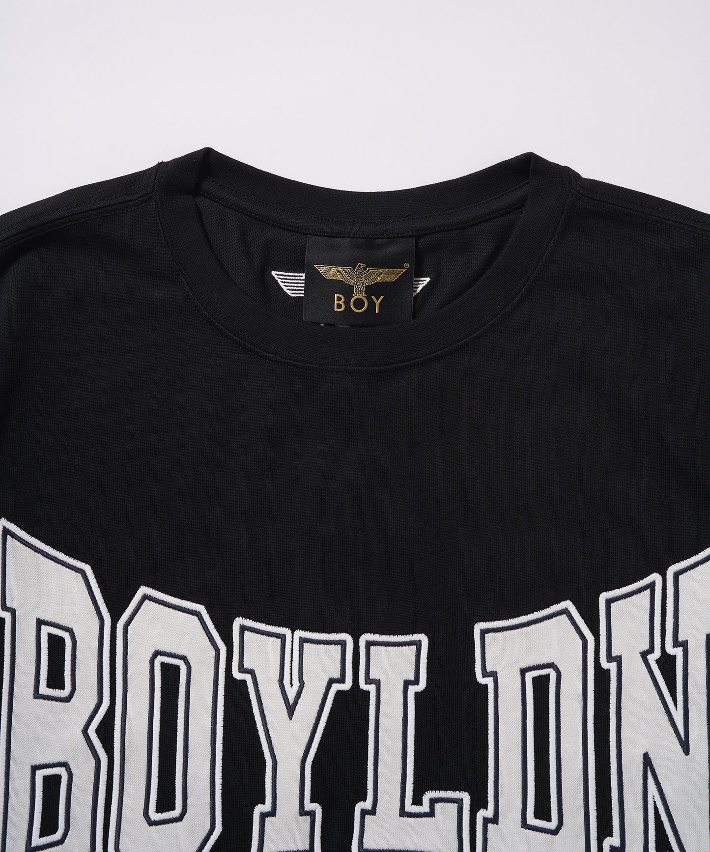 BOYLDN LOGO Patch TEE BLACK【B233N0102102】