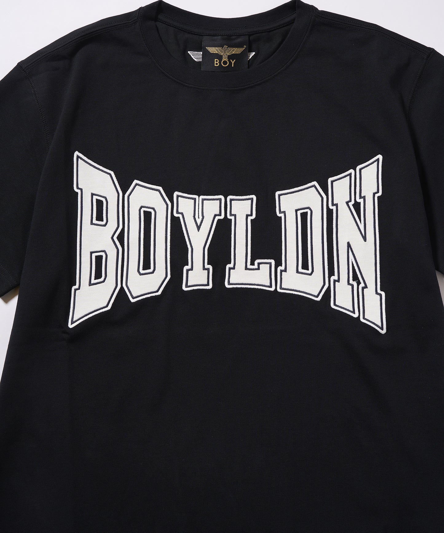 BOYLDN LOGO Patch TEE BLACK【B233N0102102】