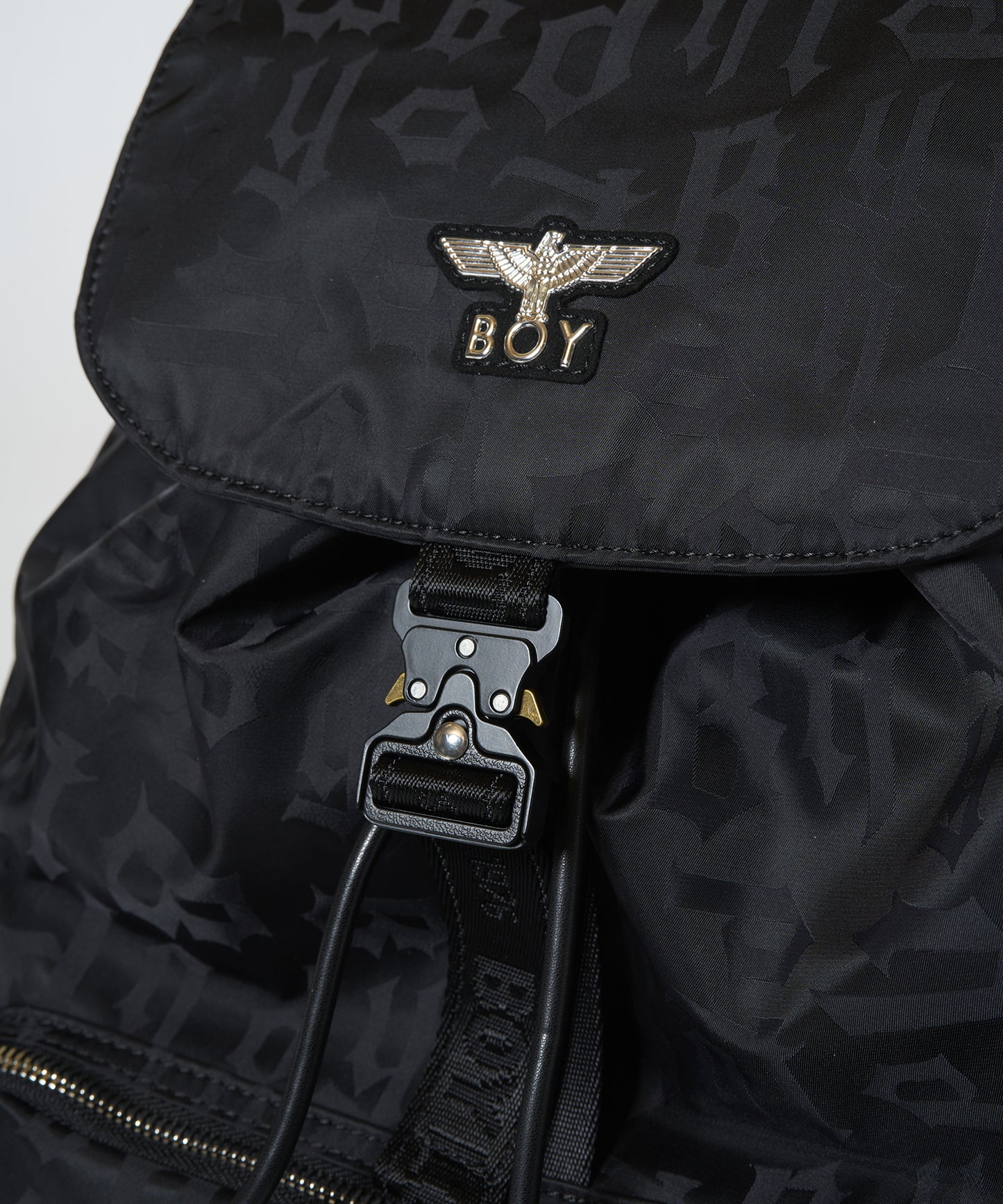 B-LOGO monogram BackPack BLACK【B233N8502202】