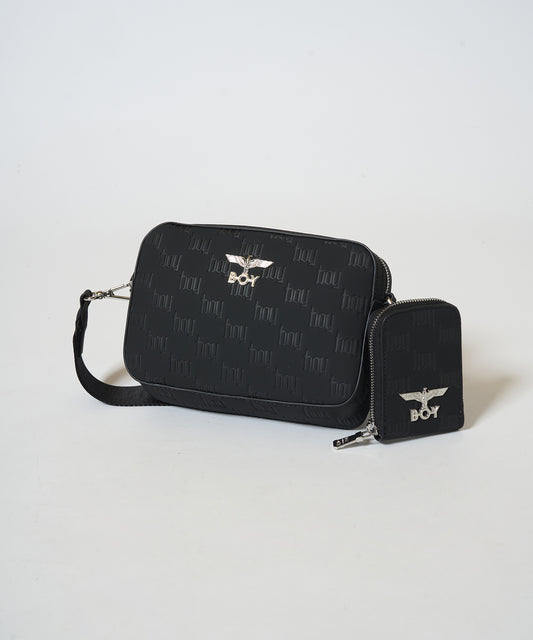 BOYGRAM TWIN POUCH BLACK【B233N8501102】