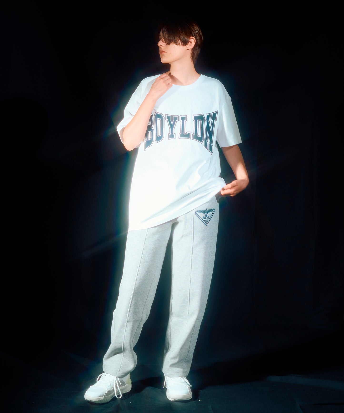 BOY KANOKO Fleece Easy Pants GRAY【B233M1500203】