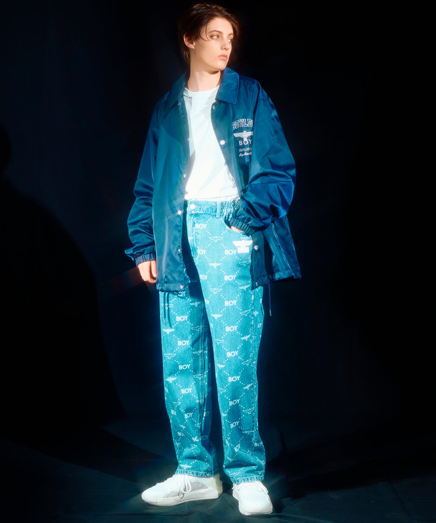 BOY Light Blue DENIM PANTS BLUE【B233N5500106】