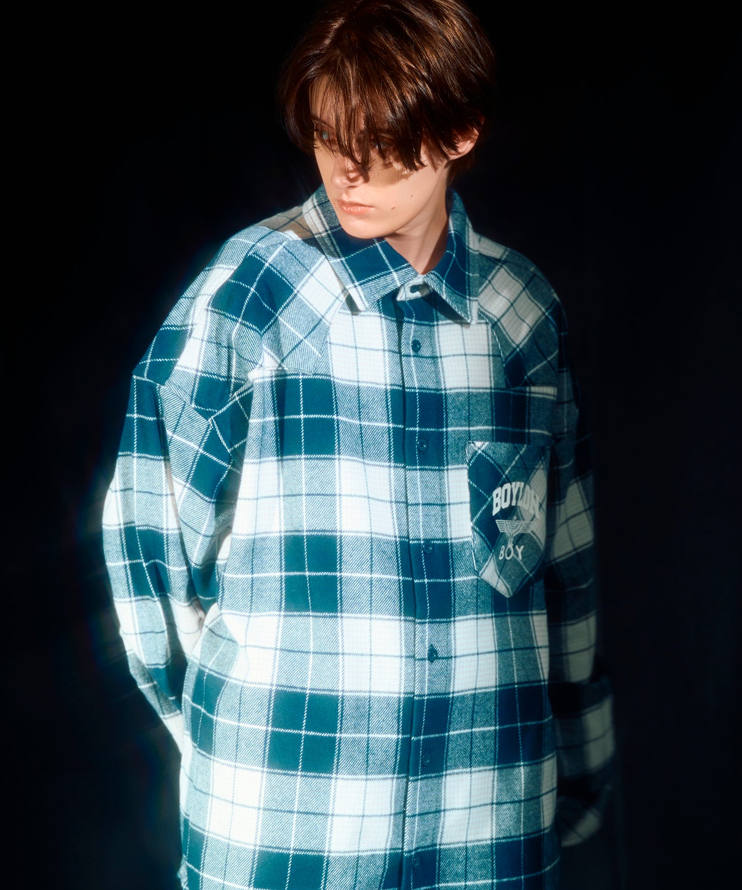 BOYLDN Check Flannel Shirt BLUE【B233N2100606】
