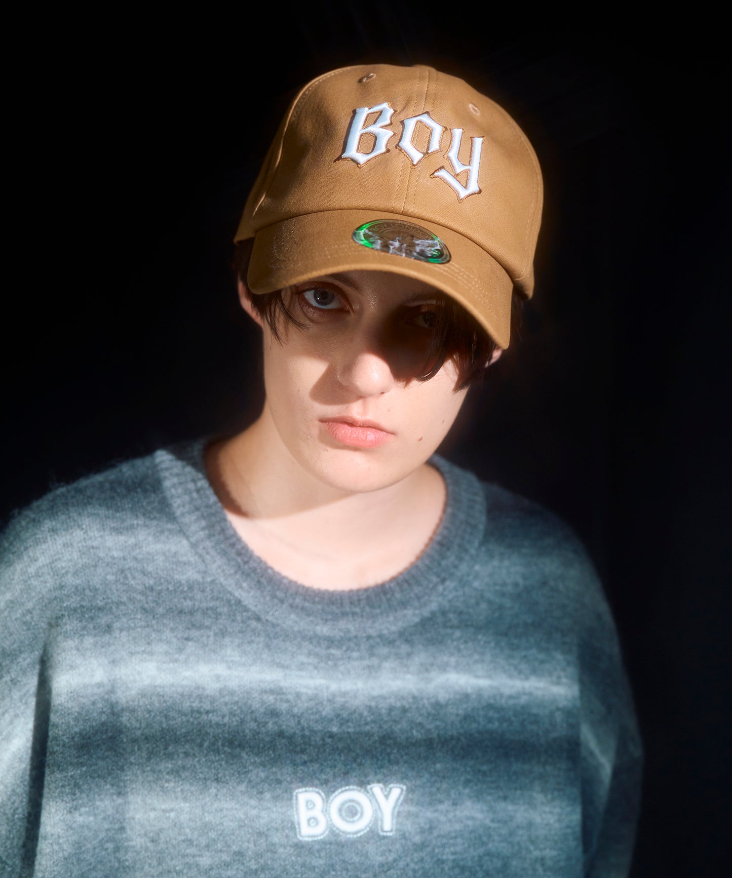 BOY 3D LOGO CAP BROWN【B233N9001008】