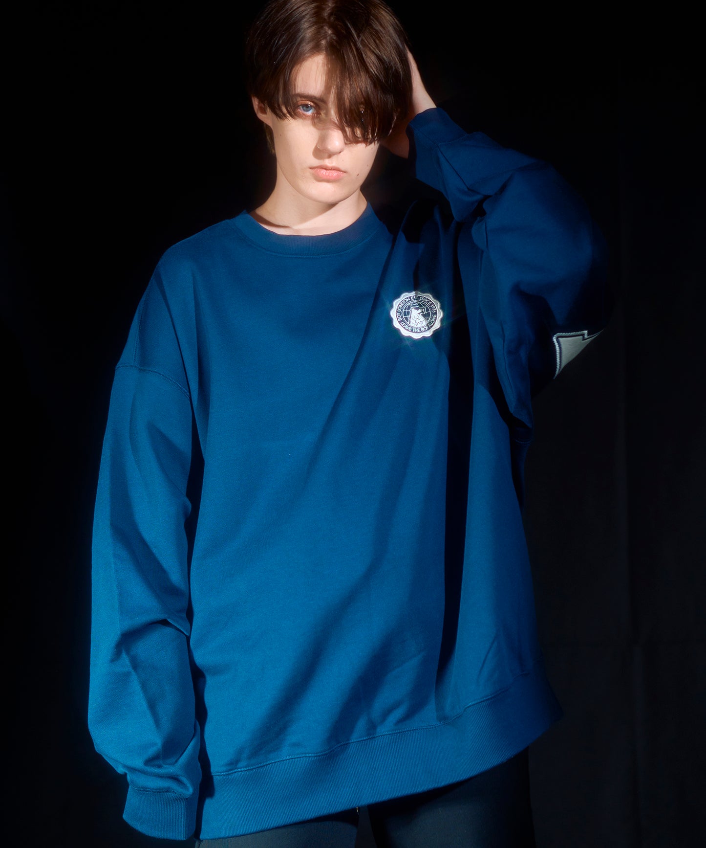 BIG BOY LOGO Crew Sweat BLUE【B233N0301206】