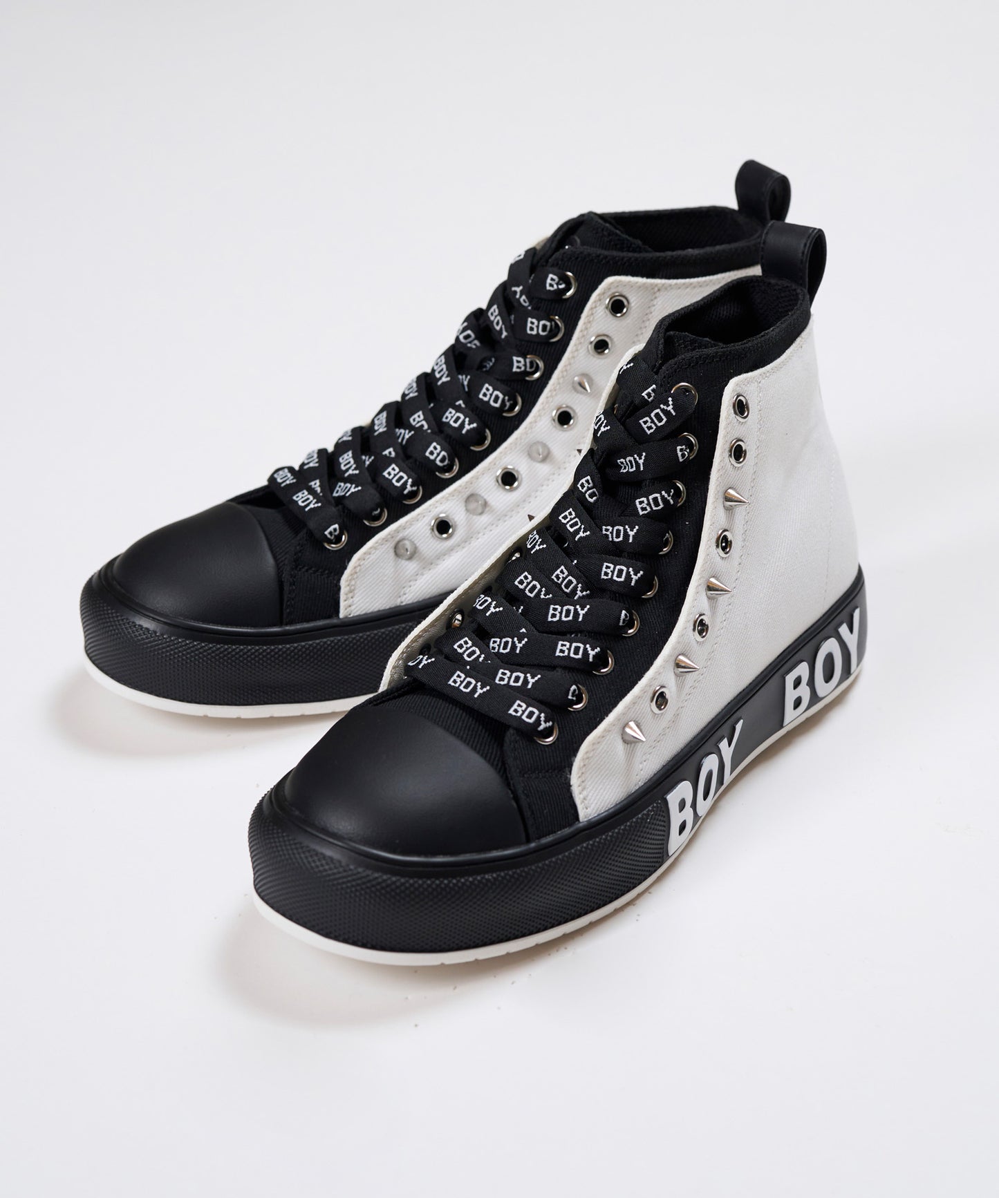 BOY MONO CANVAS HIGH-CUT SNEAKER【B233N7901101】
