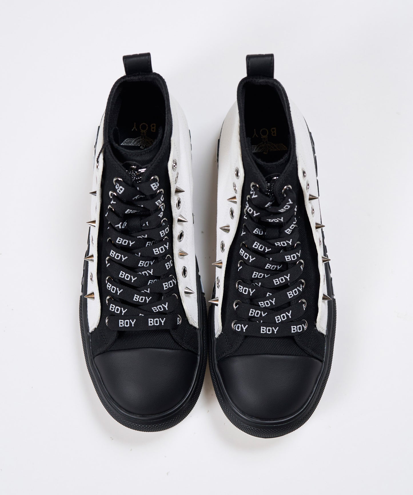 BOY MONO CANVAS HIGH-CUT SNEAKER【B233N7901101】