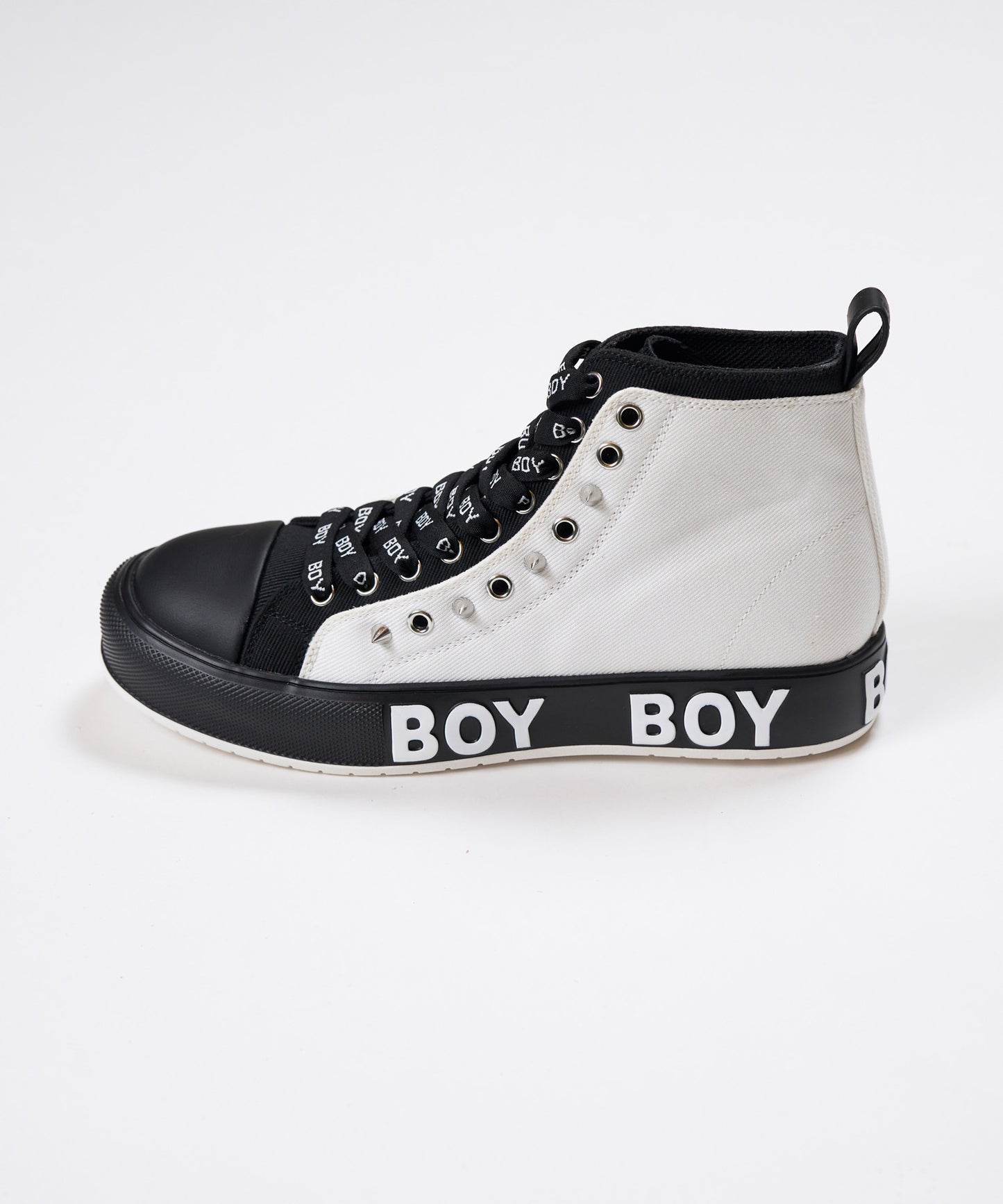 BOY MONO CANVAS HIGH-CUT SNEAKER【B233N7901101】