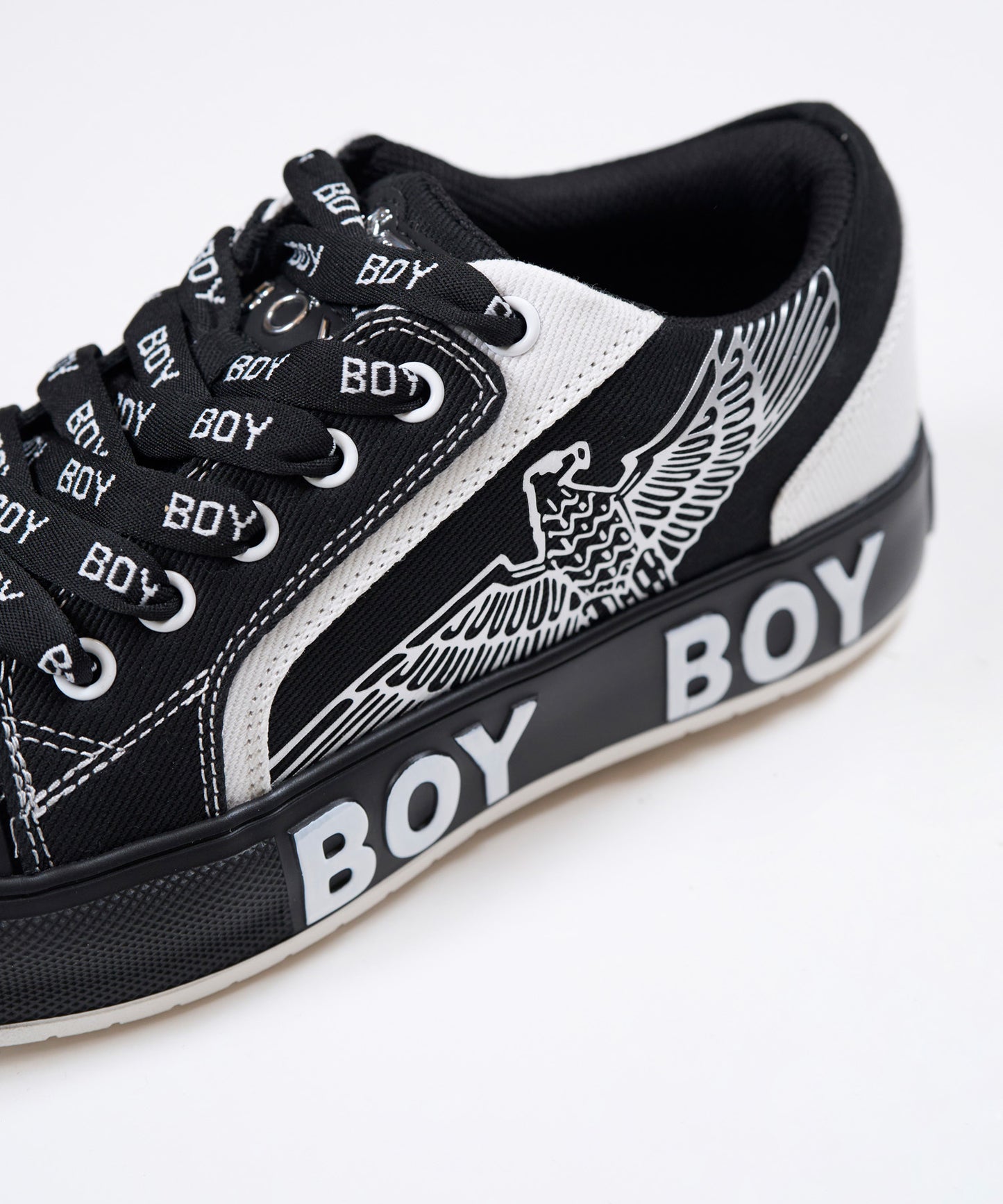 BOY MONO CANVAS LOW-CUT SNEAKER【B233N7901002】