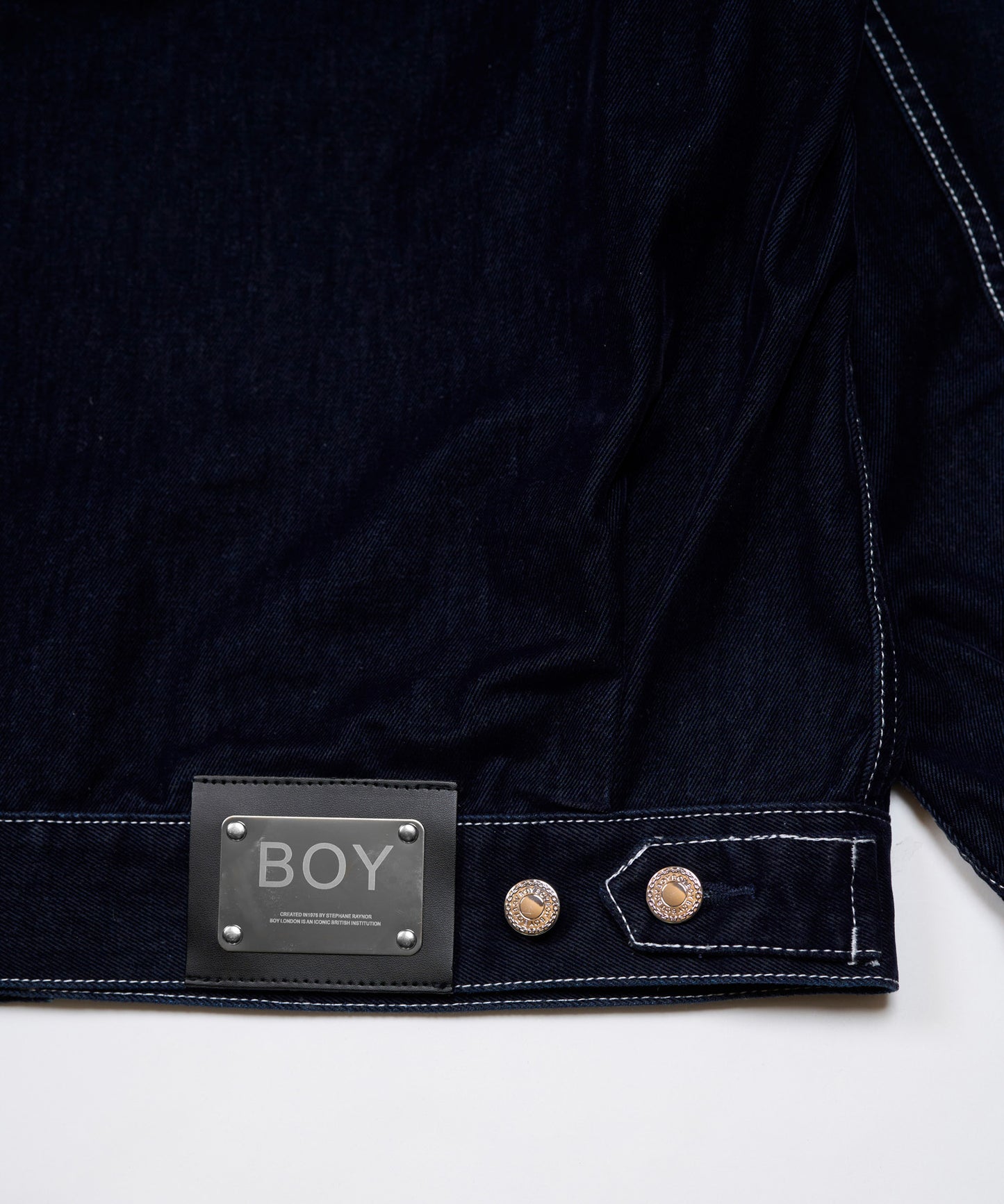 BOY1976 FLOCKY DENIM JACKET NAVY【B233N5000516】