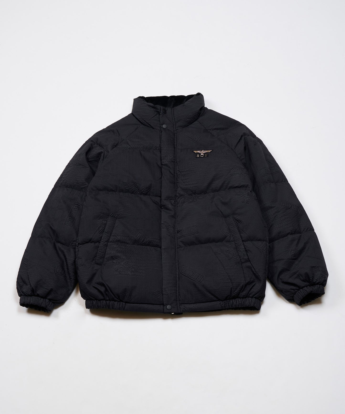 BOY LOGO EMBOSSING DOWN BLOUSON BLACK【B233N2801102】