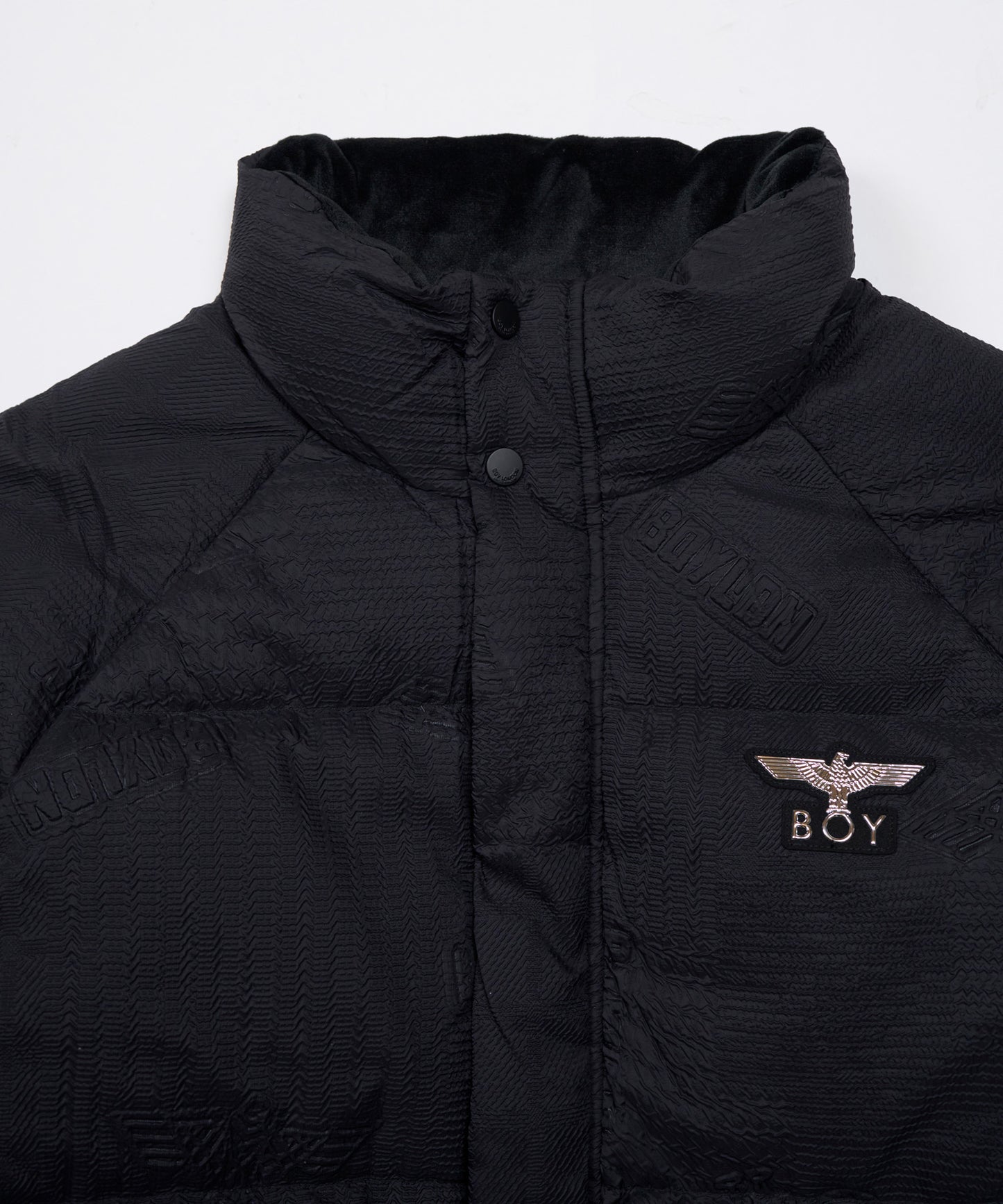 BOY LOGO EMBOSSING DOWN BLOUSON BLACK【B233N2801102】