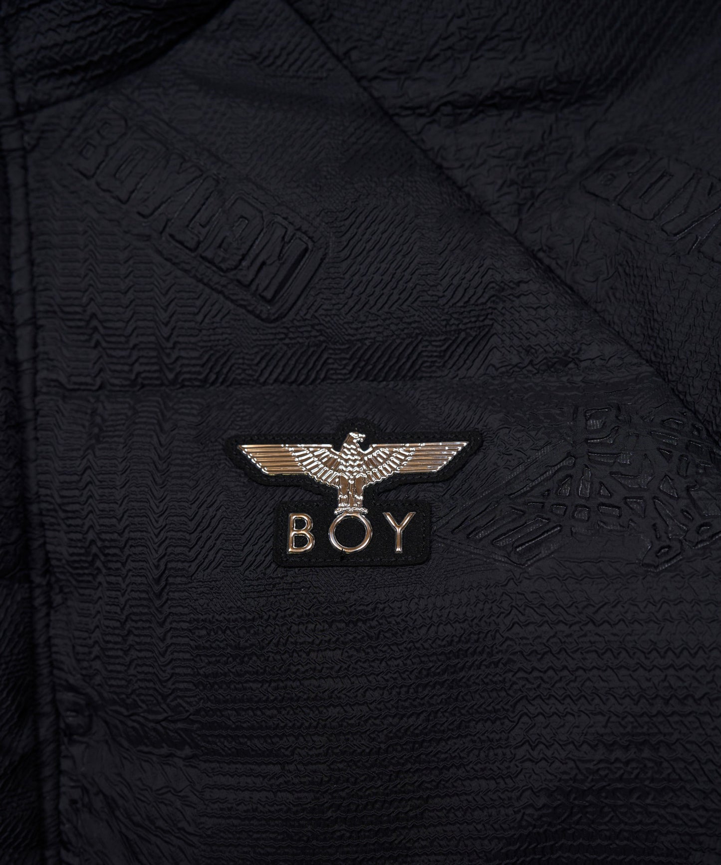 BOY LOGO EMBOSSING DOWN BLOUSON BLACK【B233N2801102】